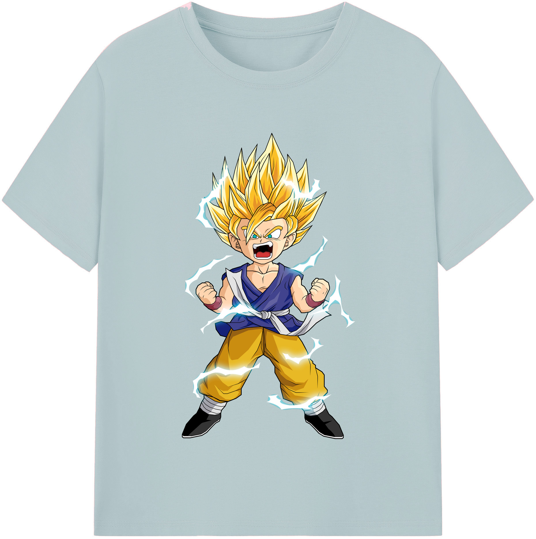 （画像用） ドラゴンボール 孫 悟飯（そんごはん）DRAGON BALL Son Gohan 綿100％半袖Tシャツ（フロントプリント）